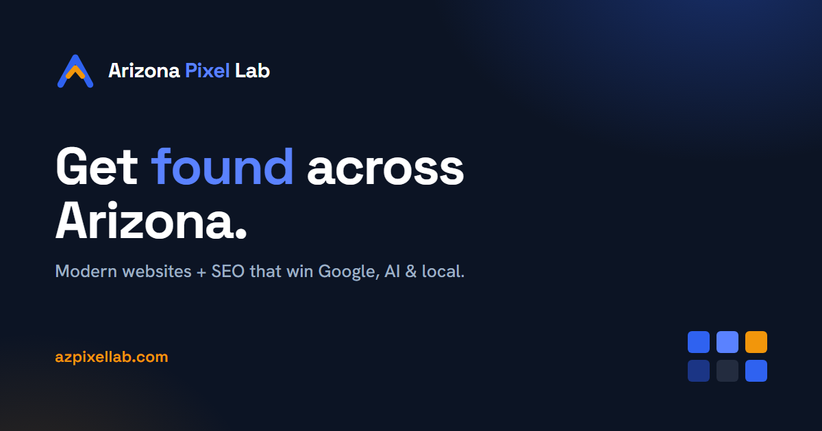 Website, SEO, Ecommerce & Social Pricing | Arizona Pixel Lab