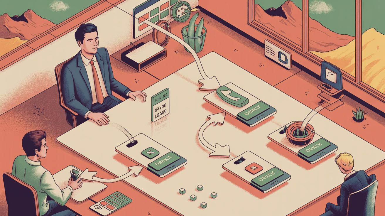 Illustration of website optimization turning traffic into ranked pages and phone leads