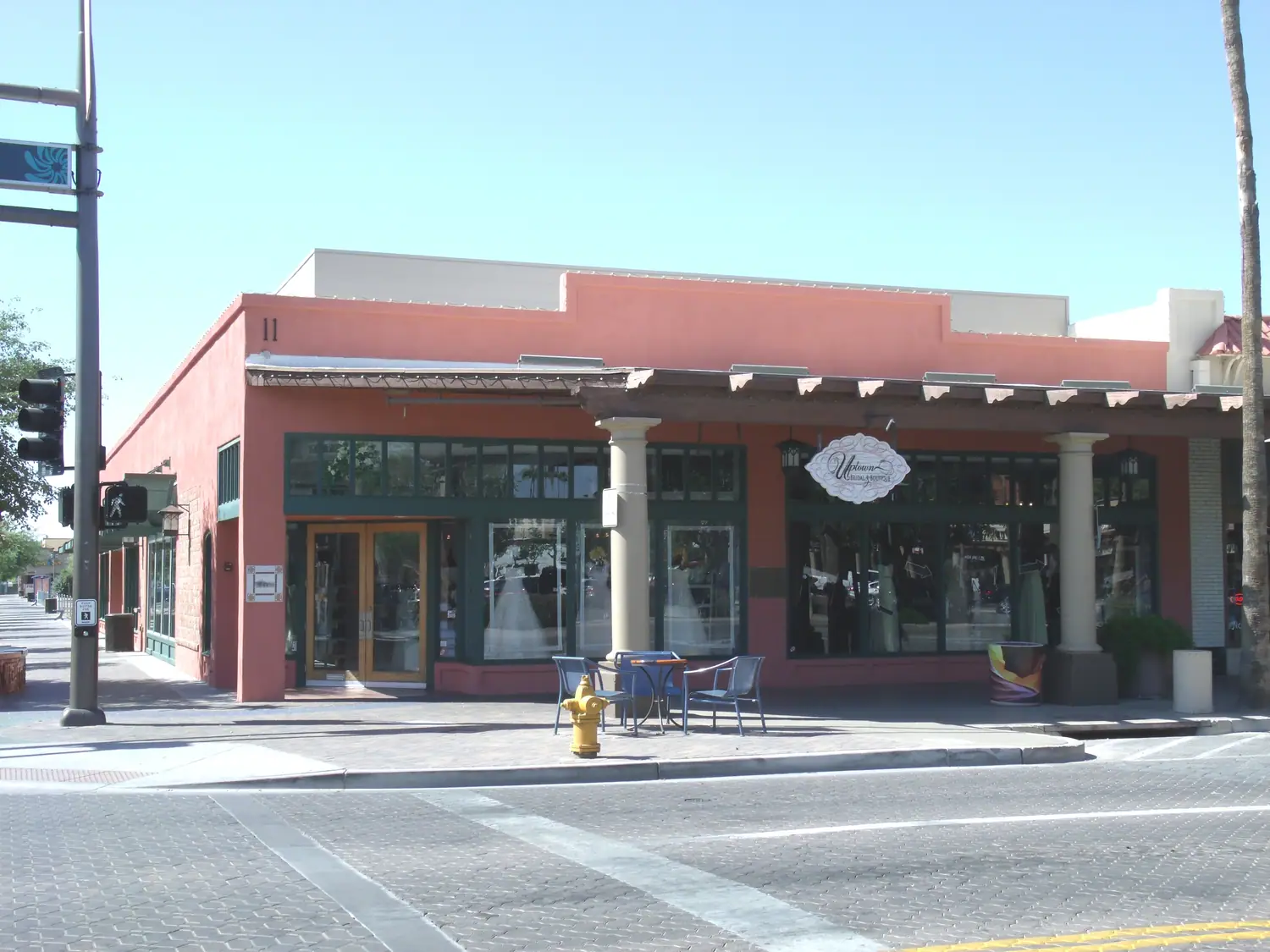 A historic storefront in downtown Chandler, Arizona
