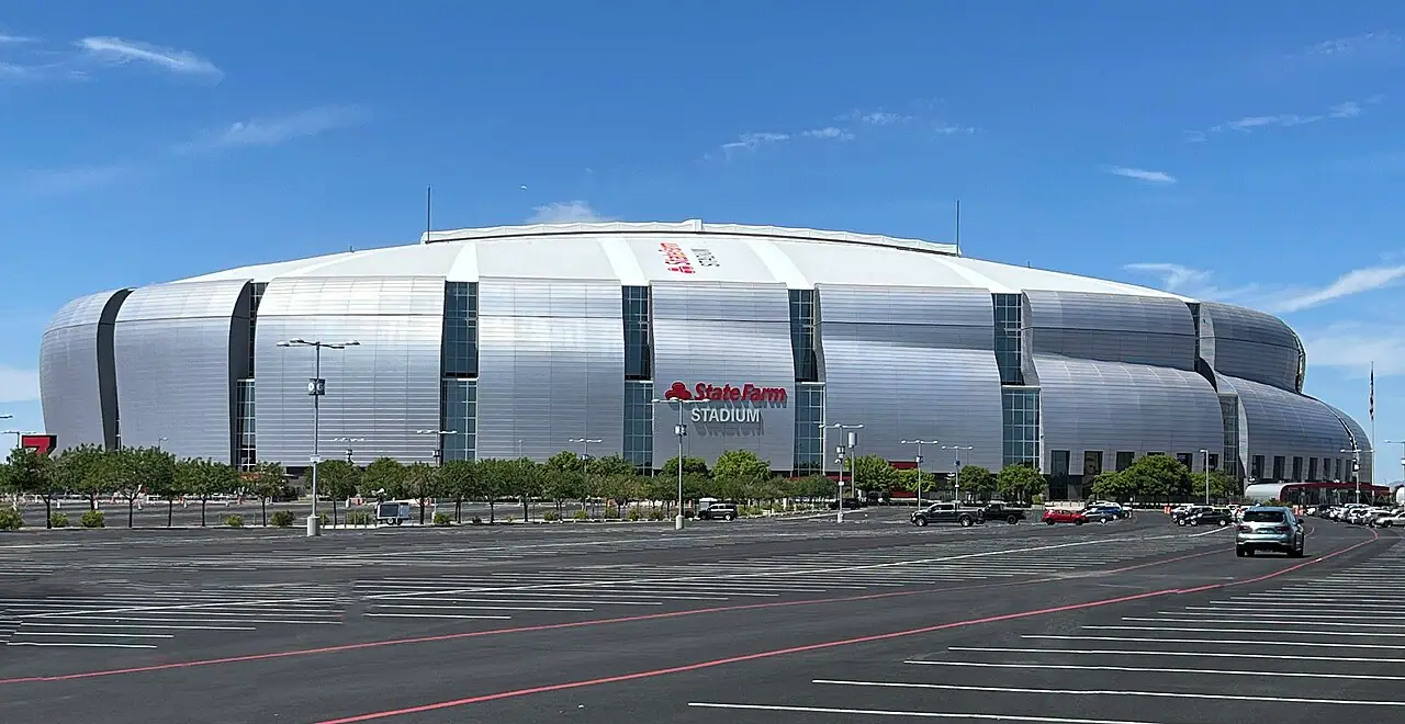 State Farm Stadium in Glendale, Arizona