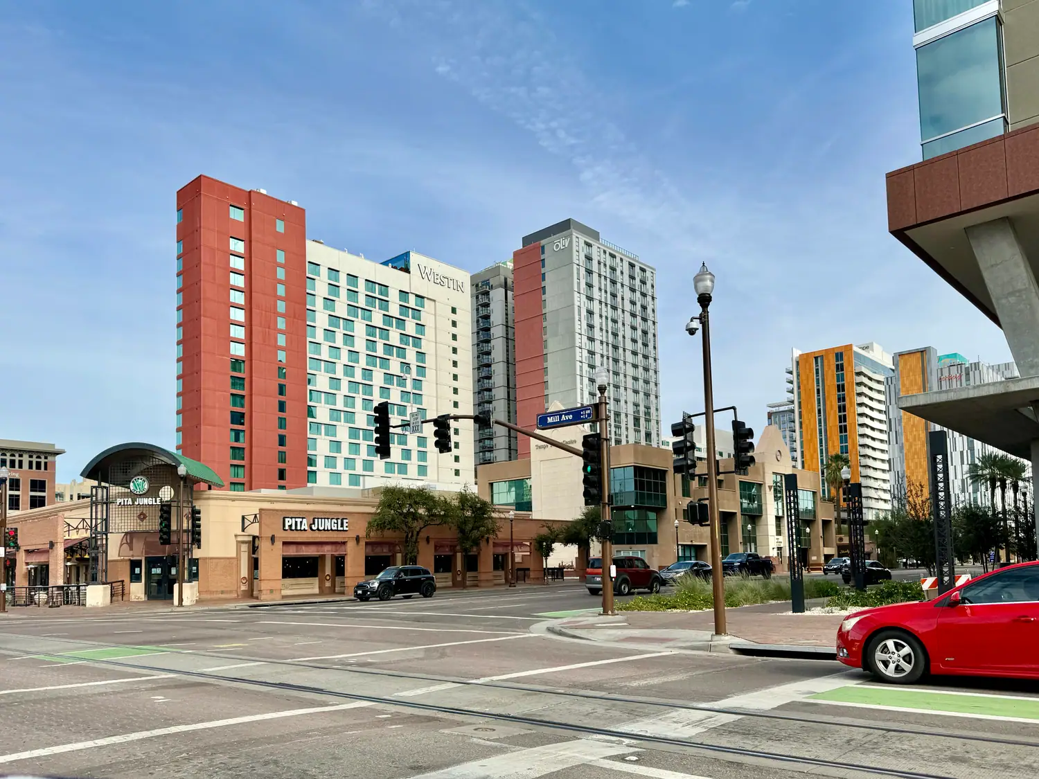 Mill Avenue in downtown Tempe, Arizona